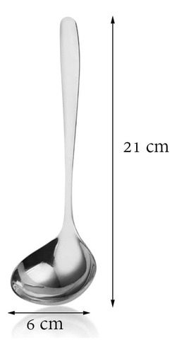 (set Of 2) Stainless Steel Buffet Serving Spoon 8 3/8 I...
