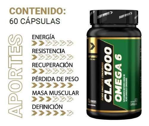 Imagen 3 de 5 de Quemador De Grasa. Cla 60 Comprimidos. Body Advance