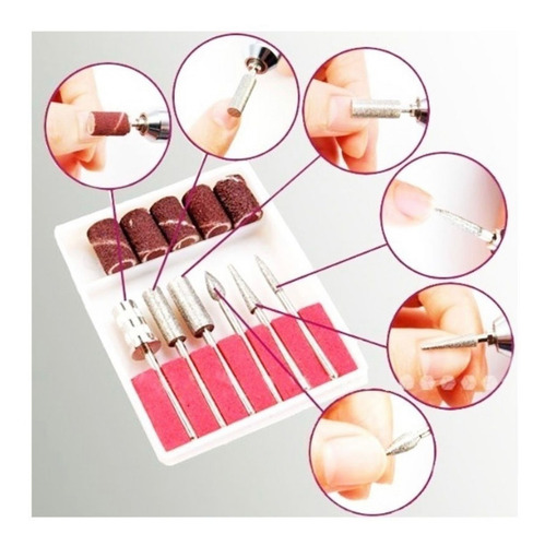 Set Torno Profesional Para Uñas Acrilicas Manicure Pedicure