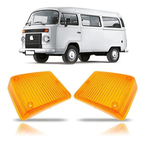 Plastico De Señalero Kombi 1976-1996 Izq. Ambar