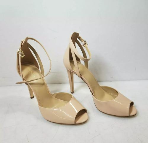 Sandalias Michael Kors En Charol Color Nude Talla 10