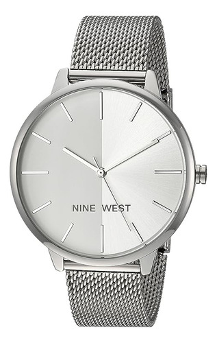 Nine West | Reloj Mujer | Nw/1981svsb | Original Color De La Correa Plateado