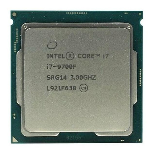 Procesador gamer Intel Core i7-9700F BX80684I79700F  de 8 núcleos y  4.7GHz de frecuencia