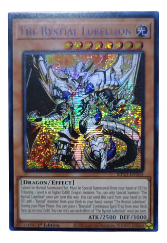 Yugi-oh The Bystial Lubellion Tin Mp2023