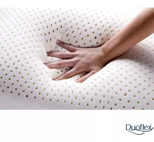 Almohada Duoflex Látex Real Látex tradicional 70 cm blanca