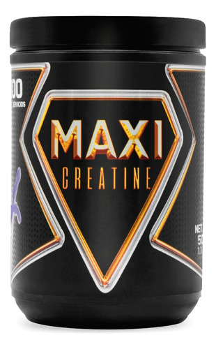 Creatina Monohidratada 500 Gramos Maxi Protein 100 Servicios Sabor Moras