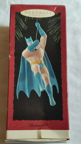 Adorno Navideño Batman Handcrafted Hallmark 1994 Dc Comics!