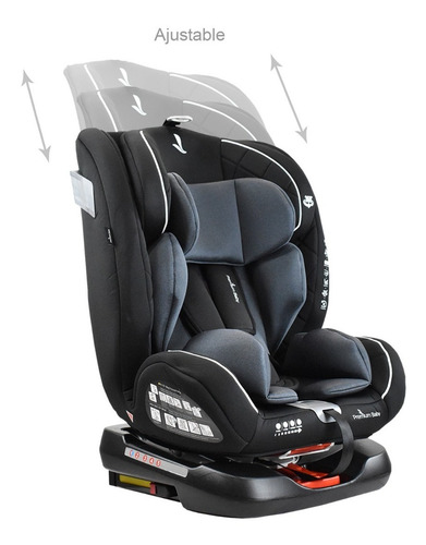 Imagen 5 de 8 de Silla Carro Premium Baby Eos Giro 360° Isofix
