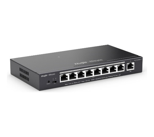 Switch Cloud Ruijie Rg-es209gc-p De 8 Puertos Poe+ 120w L2