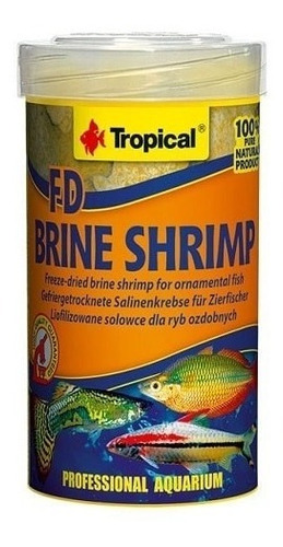 Tropical Fd Brine Shrimp 8g Artemia Liofilizada Peces 