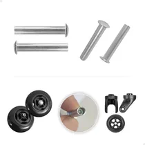 Comprar Eixo De Roda Para Mala Rodinha Mala De Viagem Kit 4 Un