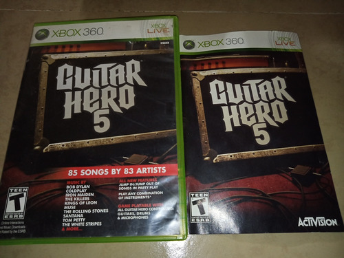Guitar Hero 5 Físico Original Para Xbox 360