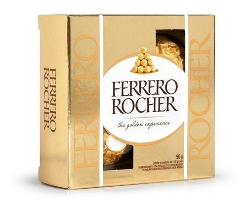 Ferrero Rocher Estuche  X4 Unidades