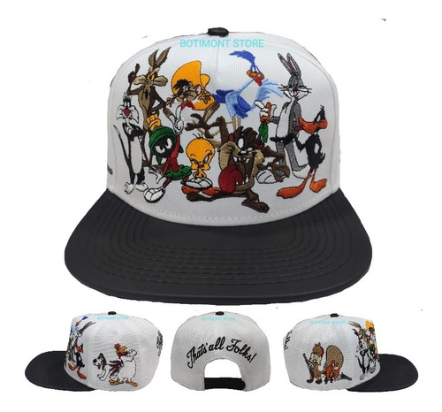 Gorras Bordadas Loney Tunes, Bugs Bunny, Tazmania, Lucas.