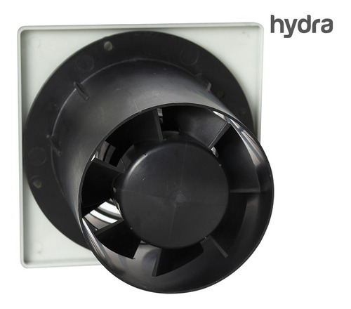 Extractor De Aire Hydra 100mm Cocina Baño Silencioso Grafito
