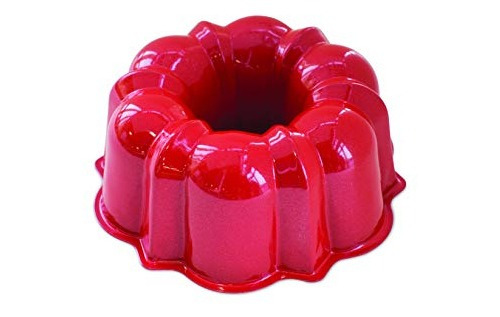 Nordic Ware Bundt - Sartén (3 Tazas), Color Rojo