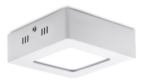 Panel Plafon Led 6w Aplicar Cuadrado Aplique De Techo 