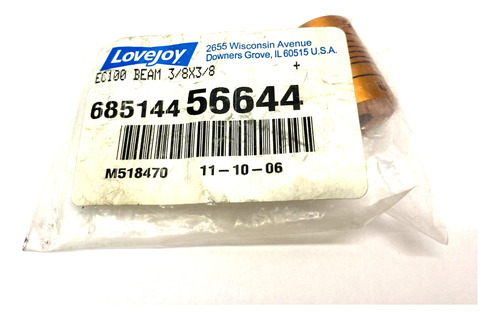 Lovejoy 68514456644 Flexible Beam Coupling 3/8 X 3/8 E Bbf