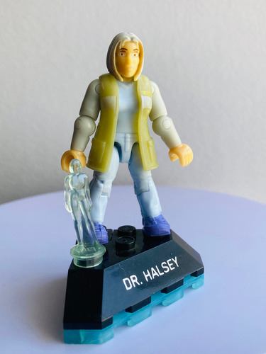 Mega Construx Halo Héroes Serie 9 Dr. Halsey Con Cortana (Usado)