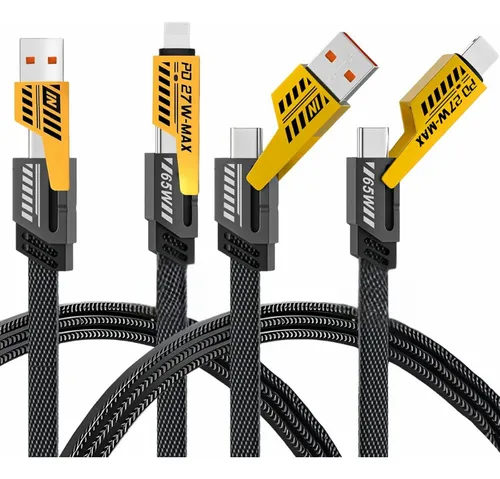 Cable Cargador Multiple Usb Carga Rapida iPhone Android 4-1