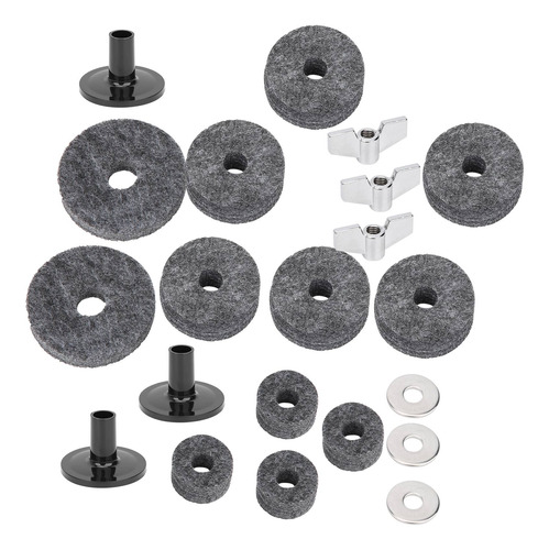 Kit De 21 Almohadillas De Fieltro Prevent Collision, Drum Nu