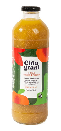 Jugo Chia Graal De Naranja Durazno & Chia X 910ml