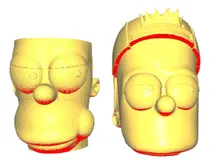 Comprar Mate Los Simpsons Bart Homero Archivo Stl Para Impresion 3d 