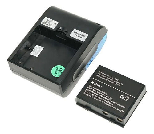 Imagen 2 de 7 de Mini Impresora Térmica 58mm Portátil Bluetooth De Mano