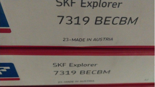 Rodamiento 7319 Becbm Marca Skf