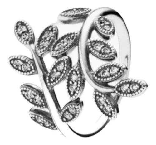 Anillo pandora hojas brillantes new arrivals