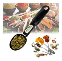 Comprar Bascula Digital Medida Cuchara Escala Gramos Cocina Laboratorio Alimentos Pequeñas Cantidades Electronico Lcd Capacidad máxima 500 g Color Negra