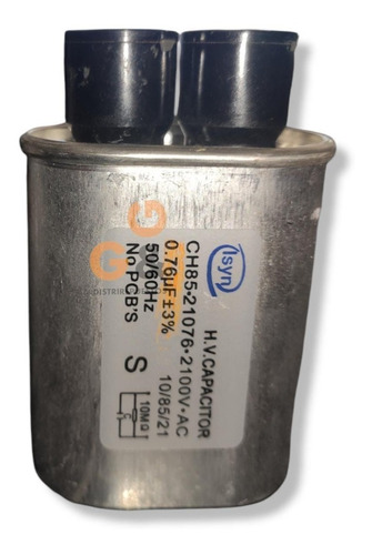 Capacitor Condensador Para Horno Microondas 0.76 Uf