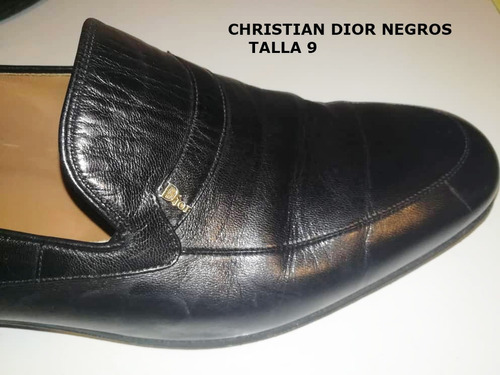 Zapatos Caballero Negros Christian Dior Talla 45