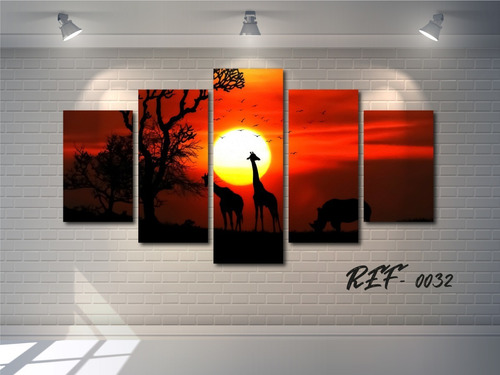 Imagen 2 de 10 de Cuadros Decorativos Modernos Para Sala Y Comedor