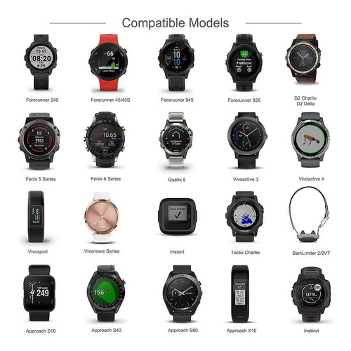 Imagen 3 de 6 de Cargador Garmin Fenix 5 5x 6 6s 6x 7 7s 7x Foreruner 945