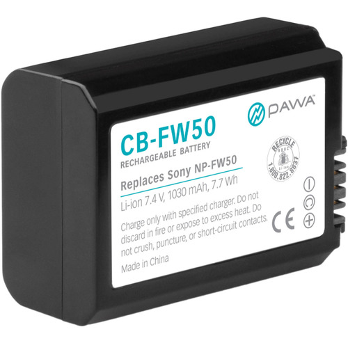 Pawa Np-fw50 Lithium-ion Battery Pack (7.4v, 1030mah)