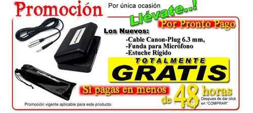 Imagen 8 de 10 de Microfono Audiobahn Unidireccional Alambrico Supercardioide