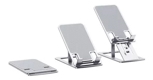 Soporte de Mesa Metálico con Base Redonda para iPhone – Color Plata –  Jobstore