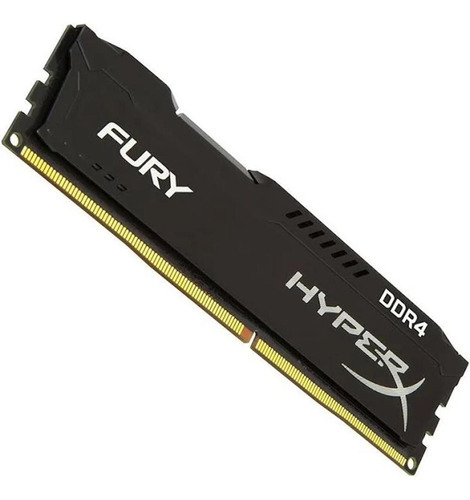 Memoria RAM HyperX Fury gamer color negro 8GB DDR4 HyperX HX432C16FB3/8