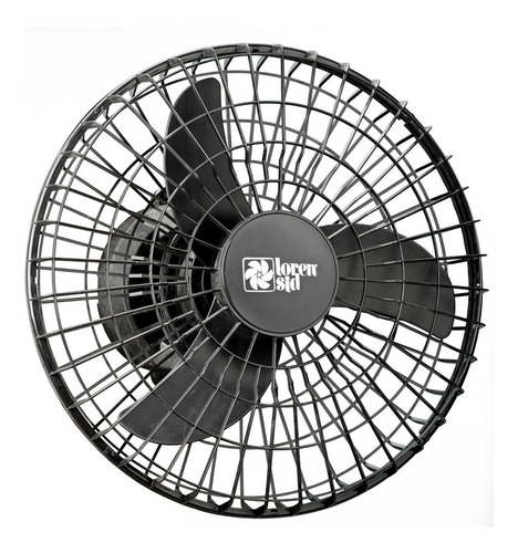 Ventilador de teto Loren Sid Orbital 6852 preto com 3 pás, 50 cm de diâmetro 127 V/220 V