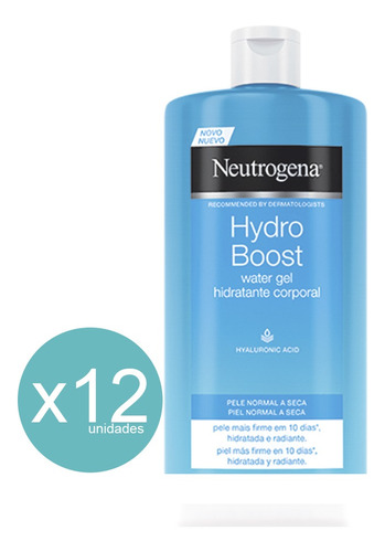 Hidratante Corporal Hydro Boost Gel Neutrogena 12 Unid