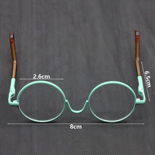 Gafas En Miniatura Con Lentes Transparentes Para Muñecas Con