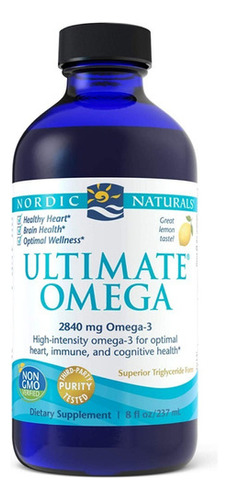 Ultimate Omega Liquido Limon 2840 Mg Nordic Naturals 237 Ml