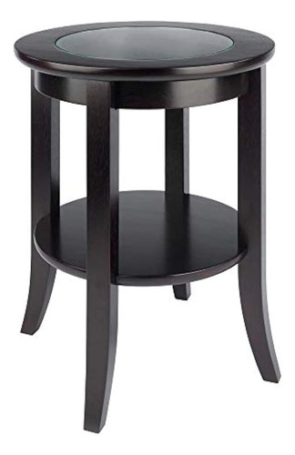 Winsome Wood Genoa End Table Espresso