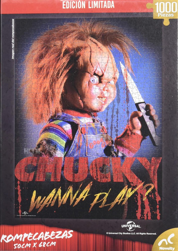 Rompecabezas Chucky Coleccionable 1000 Piezas