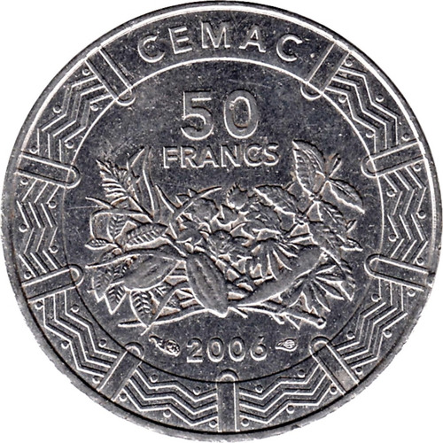 Africa Central Moneda 50 Francs Año 2006 Sin Circular