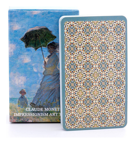 Juego De Cartas Claude Monet Impresionism Art Tarot De 80 Ca