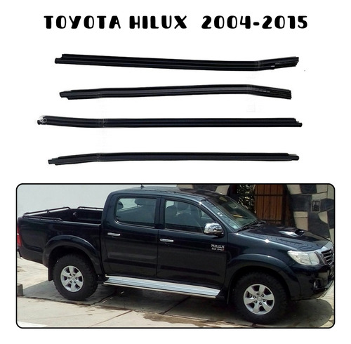 Cañuelas Externas Toyota Hilux 2014 Doble Cabina 4 Puertas