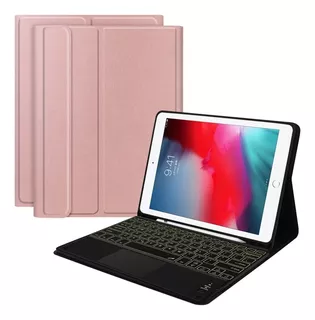 Funda Con Teclado Para iPad Mini 6ta Gen 8.3 Rosa