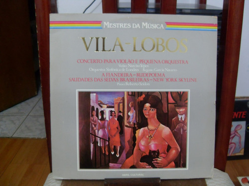 Lp Mestres Da Musica Vila - Lobos